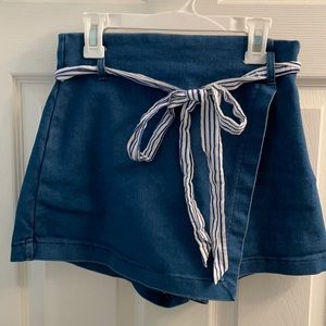 Altered state jean/jegging skort